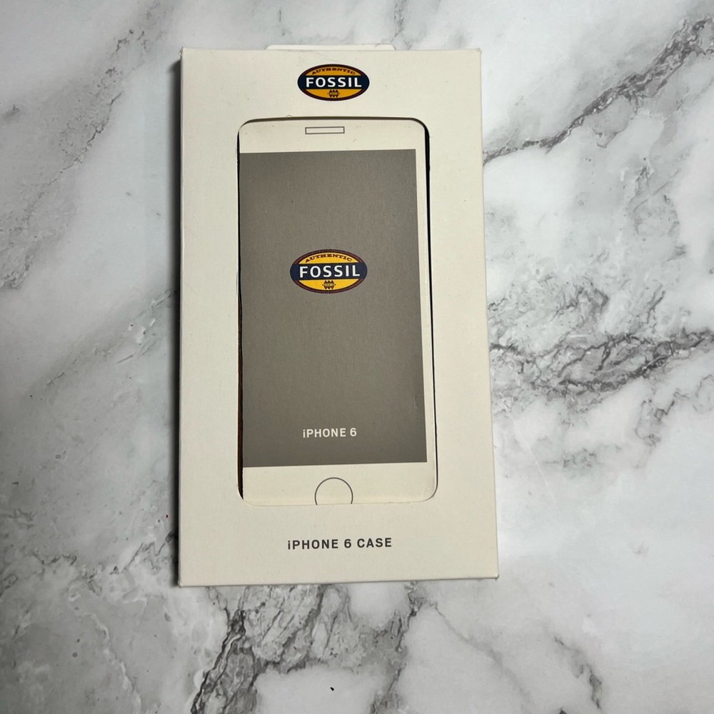 Fossil IPhone 6 Leather Case NEW